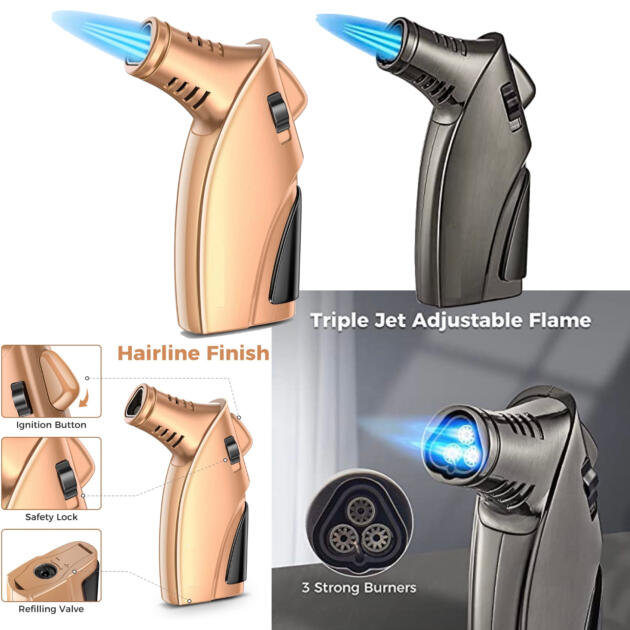 Triple Jet Flame Lighter