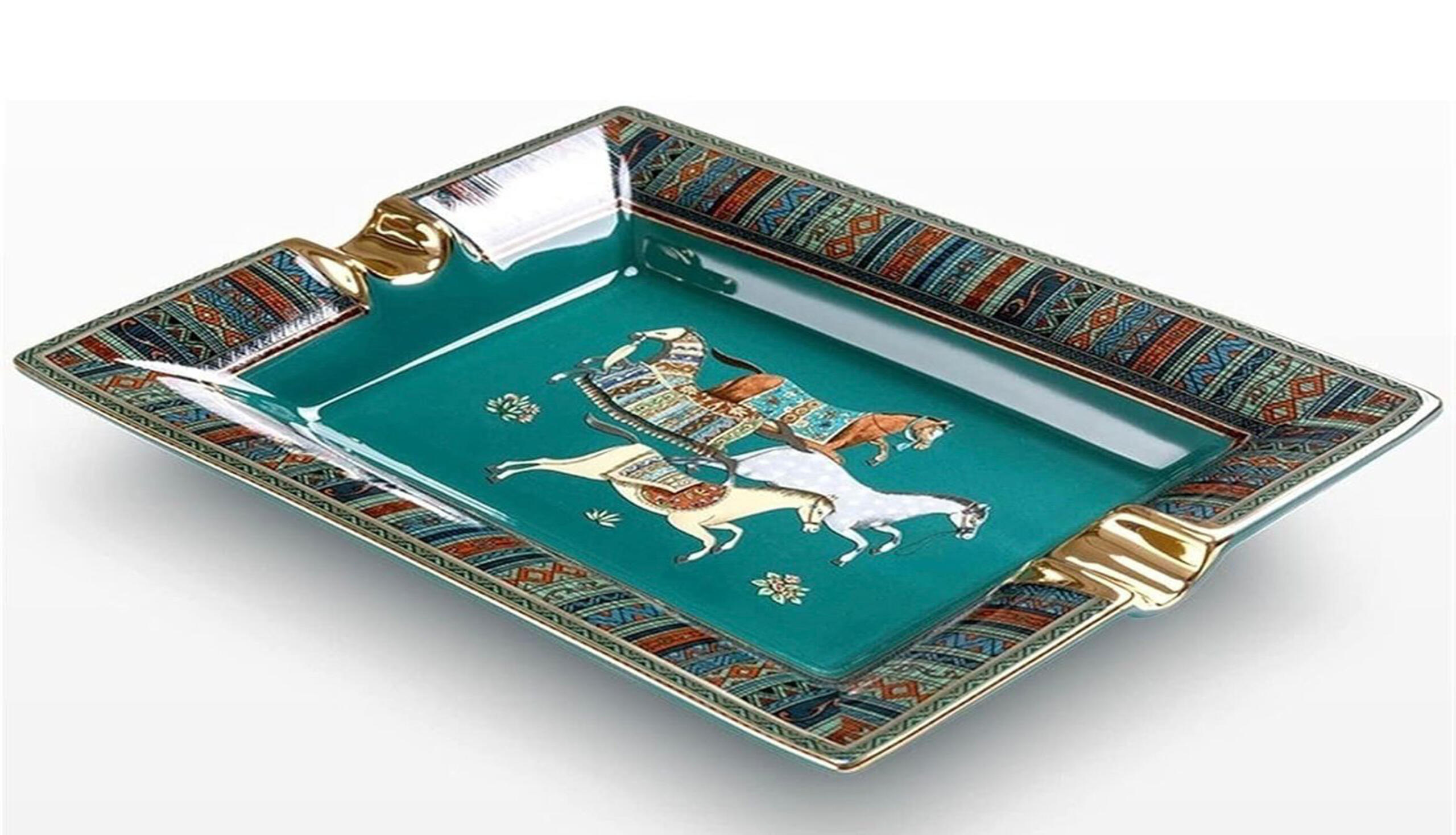 Blue Horse Ashtray - Image 5