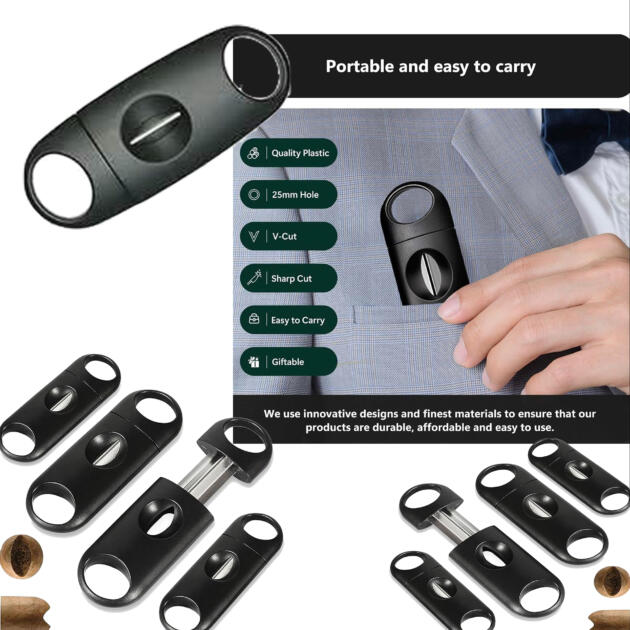 V Shape Clip Cigar Cutter
