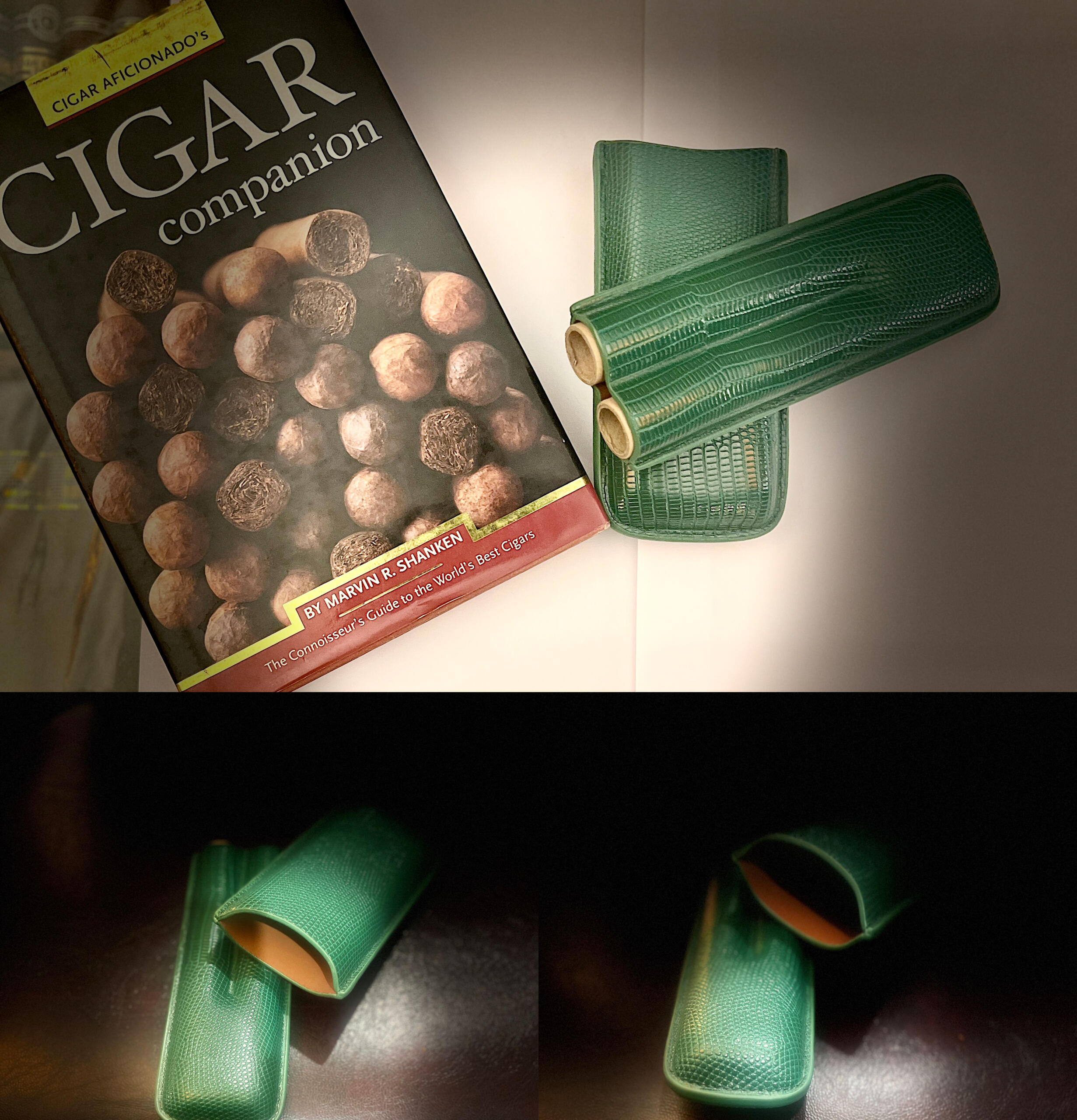 Dual Green Cigar Case - Image 3