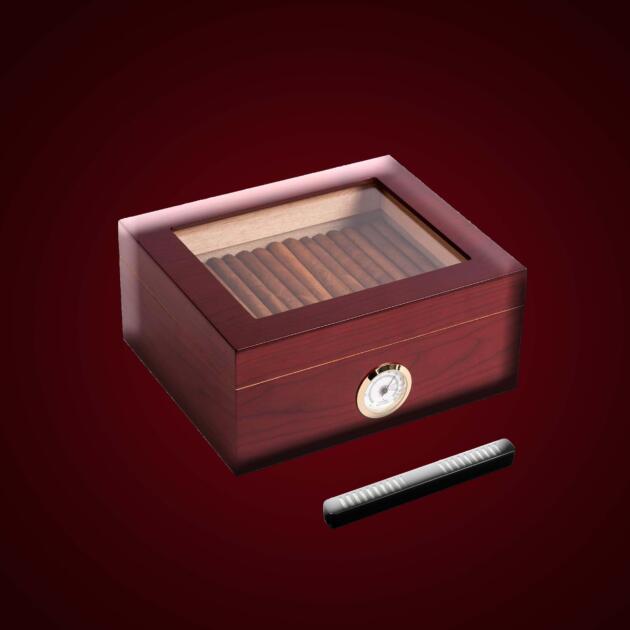 Desk Top Humidor Rosewood 35-50 Cigars