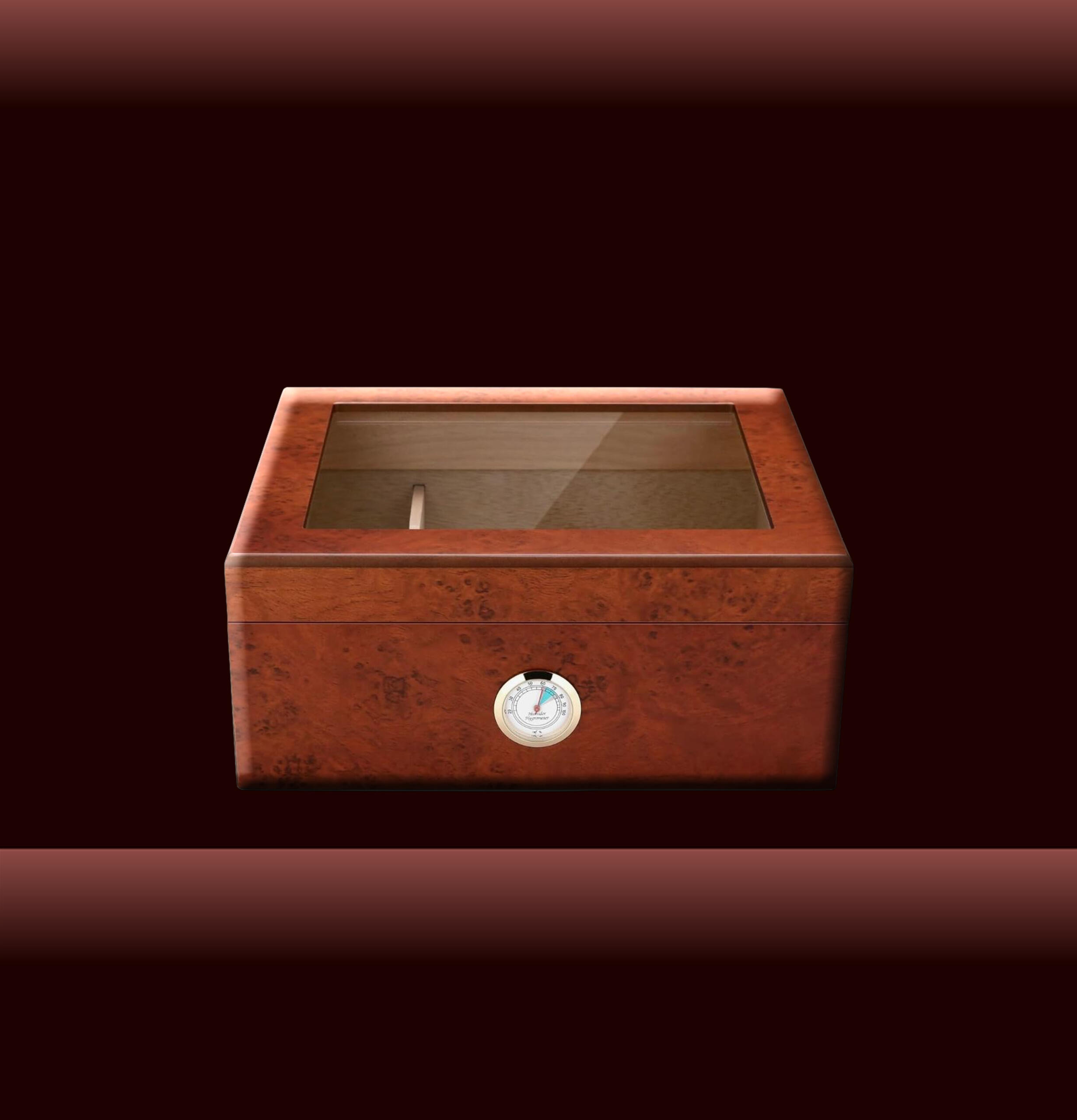 Desk Top Humidor Piano Laquer 35-50 Cigars - Image 2